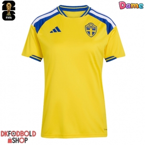 Sverige Hjemmebanetrøje Dame VM 2026 Kort ærmer